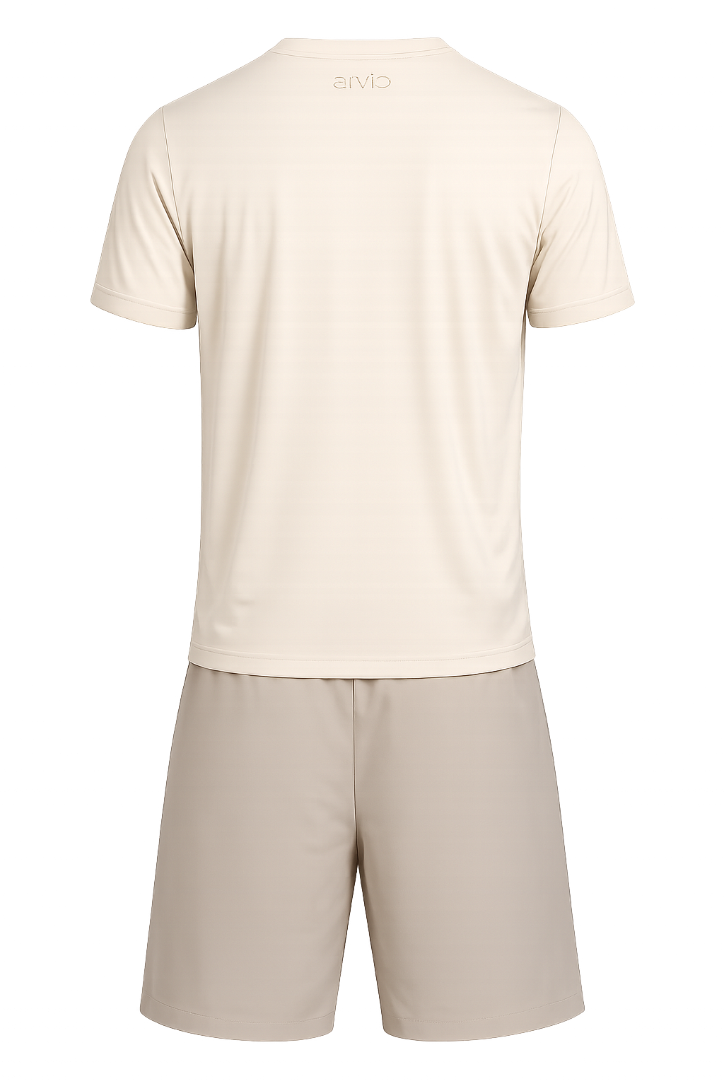 Arvio Essential Cream T-Shirt & Sand Shorts Set